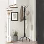 Coat Stand Metal Coat Rack With 12 Hooks Four Legs, thumbnail 1 of 11