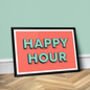 Happy Hour, Landscape, Bright, Vibrant, Poster Print, thumbnail 2 of 5