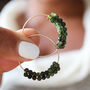 Green Tourmaline Earrings, thumbnail 1 of 7