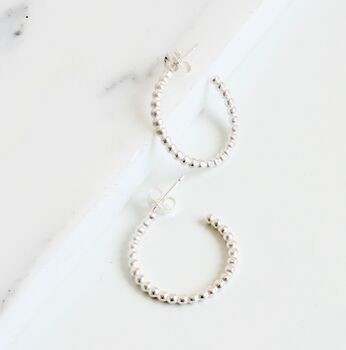 Small Beaded Hoops, 5 of 6