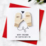 Personalised Smitten Valentines Day Card, thumbnail 6 of 11