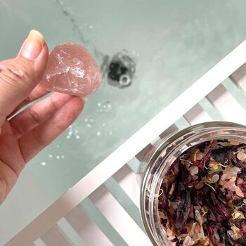 Self Love Soak Natural Bath Salts With Rose Quartz, 4 of 4