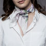 Marble, Bee Print Square Silk Scarf, thumbnail 1 of 7
