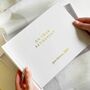 Personalised Gold Foiled Retirement Memory Book, thumbnail 3 of 10