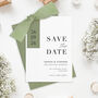 Luxury Wedding Save The Date Cards Ribbon Invitation Suite, thumbnail 1 of 12