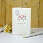 Personalised 'Button Anniversary' Handmade Card, thumbnail 9 of 11