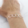 40th Birthday Personalised Infinity Link Bracelet, thumbnail 2 of 4