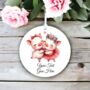 Personalised Cute Animal Couple Pigs Decoration, thumbnail 2 of 2