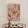 Food Print | Soul Mates And Small Plates Poster, thumbnail 1 of 9