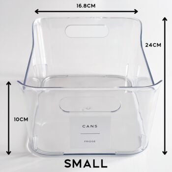 Reusable Fridge Storage Container Choice Of Sizes, 7 of 9