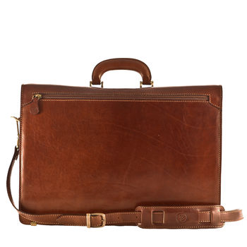 Mens Luxury Leather Briefcase.'Tomacelli', 7 of 12