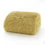 Rochester Supersoft Faux Fur Throw 127x150cm Mustard 41017104, thumbnail 2 of 2