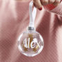Personalised Gold Pineapple Christmas Bauble, thumbnail 1 of 4