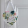 Hydrangea And Roses Floral Frosted Earring Storage, thumbnail 2 of 6
