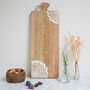 Floral Carved Mango Wood Serving Board, thumbnail 5 of 7
