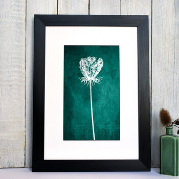 Queen Anne's Lace Winter Seed Head Print, 2 of 8