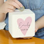 Personalised Pink Heart Money Box, thumbnail 3 of 6