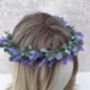 Lavender Flower Hair Crown, thumbnail 2 of 7