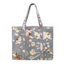 Serendipity Cotton Quilted Tote Bag Grey Meadow, thumbnail 2 of 5