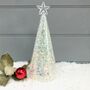 Sparkle Glass LED Christmas Tree, thumbnail 1 of 3