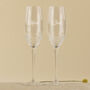 Roma Crystal Champagne Flute Set, thumbnail 2 of 7