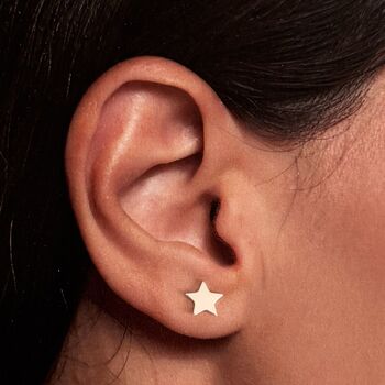 Star Mum Silver Stud Earrings, 2 of 5