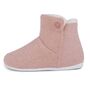 Women's Cosy Boot Slippers In Blush Pink, thumbnail 3 of 11