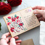 Printed Wooden ‘I Love You’ Postcard, thumbnail 2 of 2