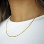 Snake Chain Necklace, 18k Gold Plated, thumbnail 1 of 6
