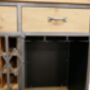 Industrial Wooden Wine Cabinet, thumbnail 2 of 3