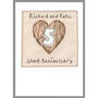 Personalised 5th Wood Wedding Anniversary Card, thumbnail 6 of 6