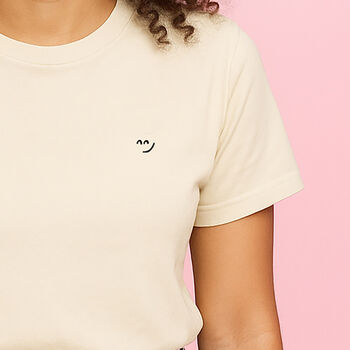 Wild Smile Live Wild Cream T Shirt, 3 of 3