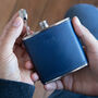 Personalised 6oz Leather Hip Flask, thumbnail 1 of 7