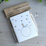 Pack Of Six Juggling Snowmen Christmas Cards, thumbnail 2 of 3