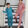 Rainforest Stripe Teddy Silk Children's Pyjama Set, thumbnail 10 of 12