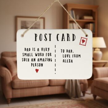 Such An Amazing Person Personalised Porcelain Postcard, 3 of 3