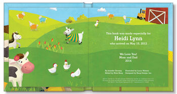 Personalised Children's Book, My Farm Friends, 2 of 11