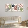 Boho Retro Set Of Three Poster Prints Wall Art, thumbnail 2 of 5