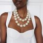 Chunky Pearl Beaded Necklace, thumbnail 6 of 8