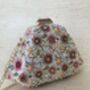 Multicoloured Handcrafted Statement Floral Pearl Mirror Clutch, thumbnail 7 of 11