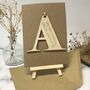 Personalised Initial Letter Good Luck Card, thumbnail 7 of 10