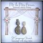 Personalised Mr And Mrs Wedding Pebble Picture, thumbnail 3 of 3