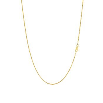 Gold Plated Italian Thin Rope Chain Necklace, 11 of 11