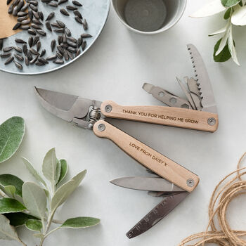Personalised Father's Day Gardening Pruner Multi Tool, 4 of 5