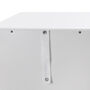 White Slim Storage Cabinet With Four Drawers, thumbnail 5 of 6