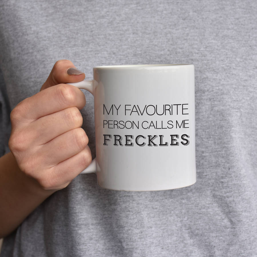 Personalised Favourite People Call Me Mug By Ellie Ellie