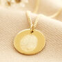 Personalised Sterling 'Your Fingerprint' Disc Necklace, thumbnail 5 of 11