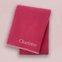 Personalised Fleece Blanket, Berry Blossom, thumbnail 1 of 5