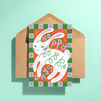 Hoppy Days Greeting Card, 3 of 3