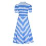 Lisa Dress In Palace Ribbon Vintage 1940s Style, thumbnail 2 of 3